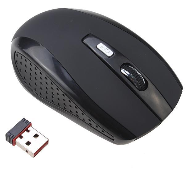 2.4GHz Wireless Optical Mouse USB Receiver Adjustable DPI for PC Laptop Desktop Computer Accessories - DailySale