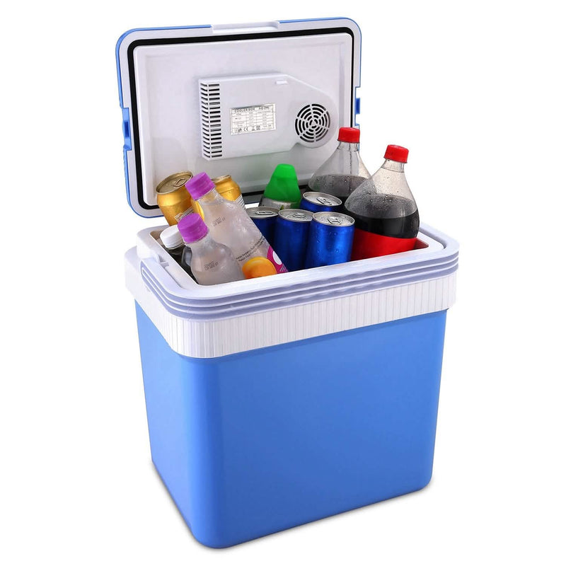 24L 12V Car Portable Refrigerator Travel Cooler Automotive - DailySale