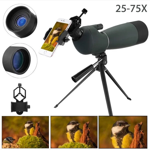 25-75X70 Night Vision HD Waterproof Telescope Sports & Outdoors - DailySale