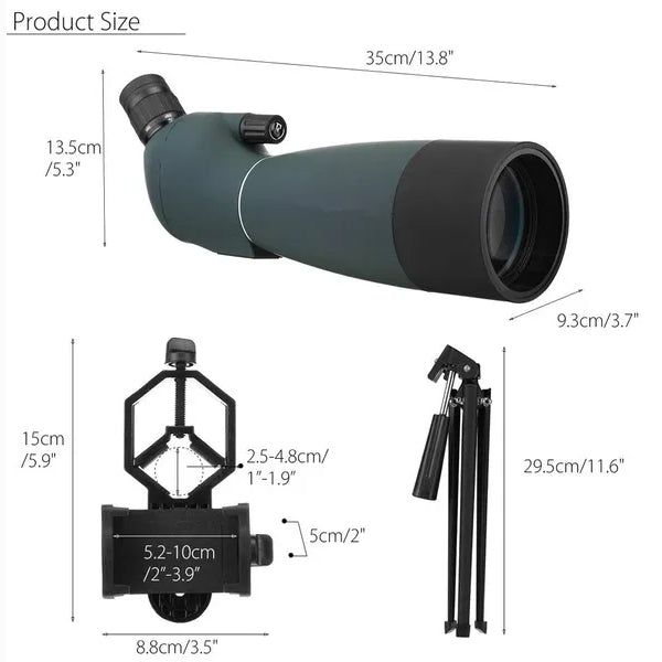 25-75X70 Night Vision HD Waterproof Telescope Sports & Outdoors - DailySale