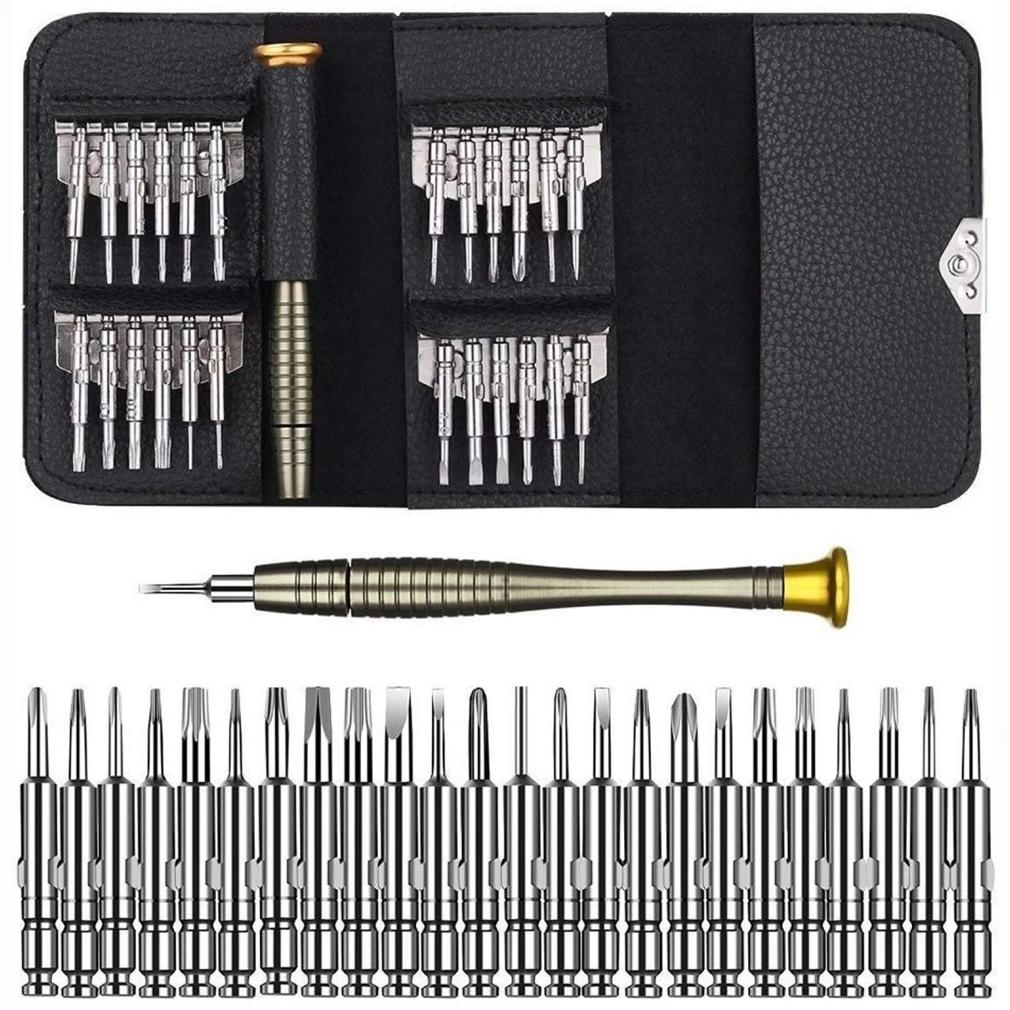 25-in-1 Multi-Purpose Precision Screwdriver Wallet Kit Repair Tools Home Essentials - DailySale