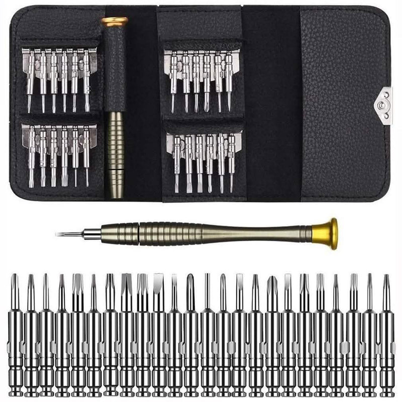 25-in-1 Multi-Purpose Precision Screwdriver Wallet Kit Repair Tools Home Essentials - DailySale