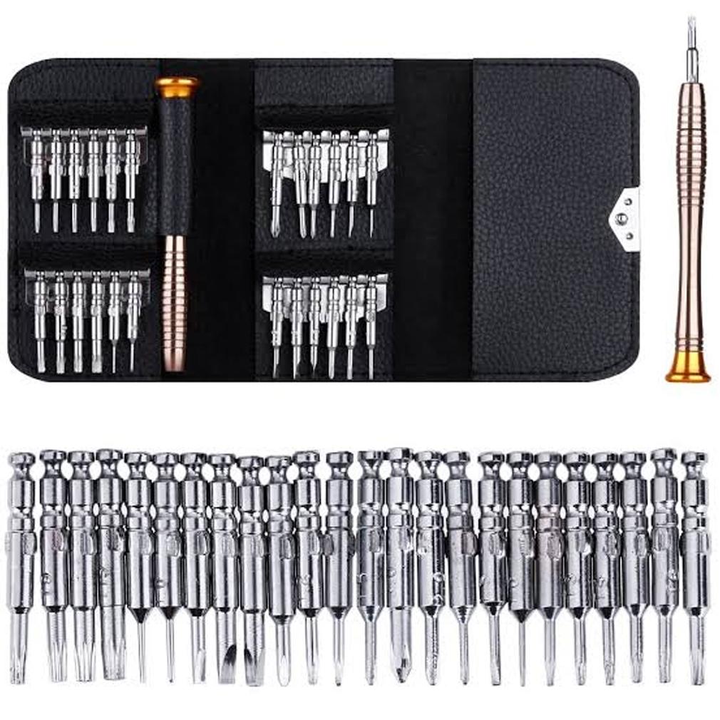 25-in-1 Multi-Purpose Precision Screwdriver Wallet Kit Repair Tools Home Essentials - DailySale