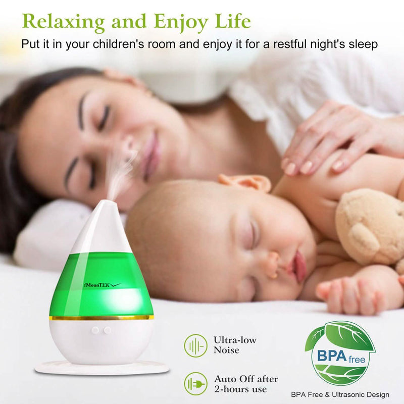 250 ML Cool Mist Humidifier with 7 Color Changeable LED Lights Wellness - DailySale