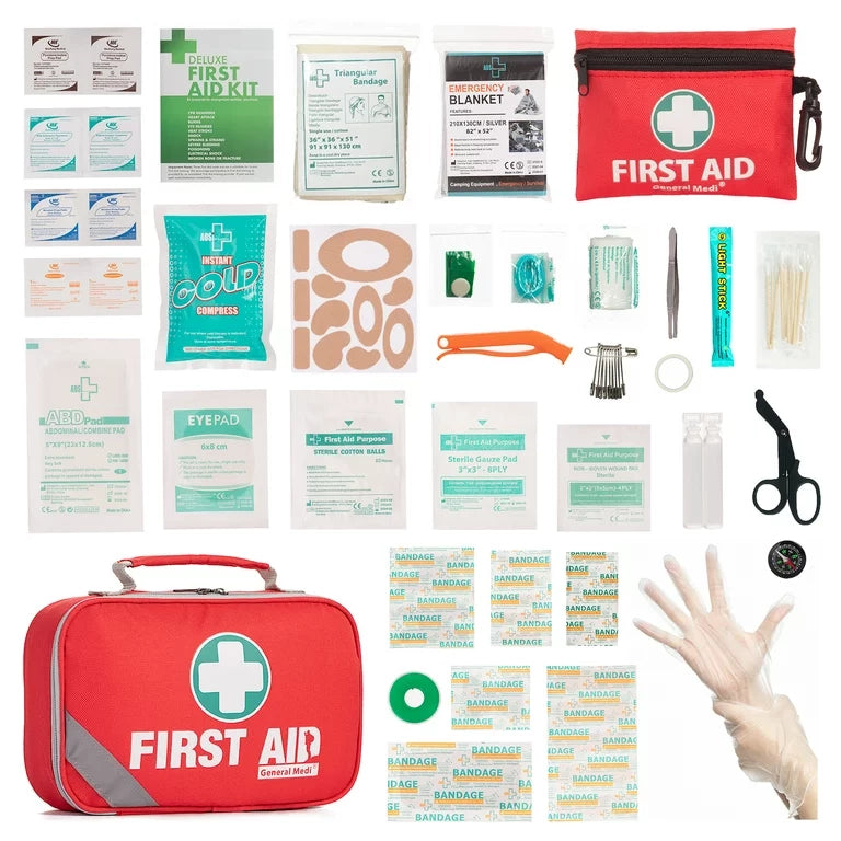 258-Pieces: First Aid Kit Sports & Outdoors - DailySale