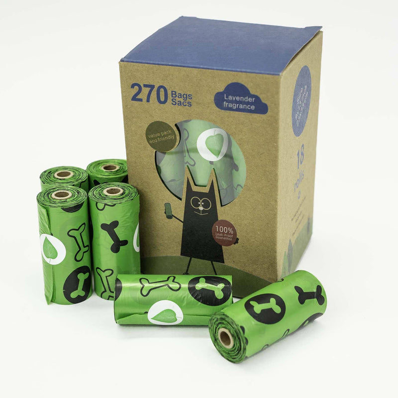 270-Pack: Leak-Proof Lavender scented Dog Pet Poop Bags Pet Supplies - DailySale