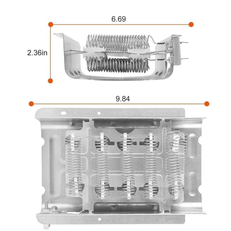 279838 Dryer Heating Element Assembly Replacement Part Everything Else - DailySale