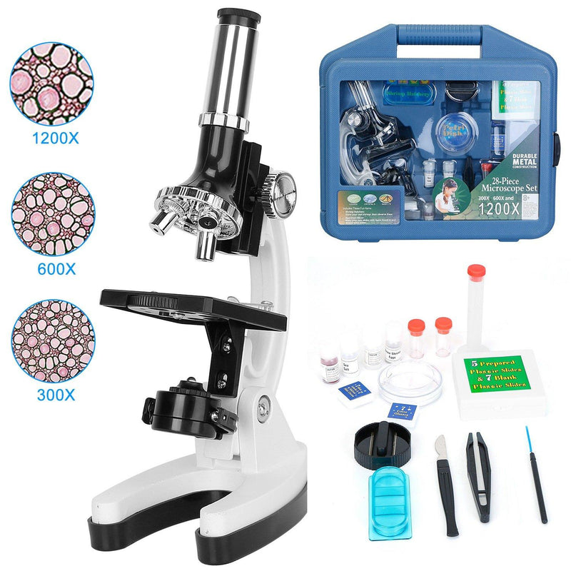 28-Pieces: Kid Microscope Set Experimental Observation Monocular Everything Else - DailySale