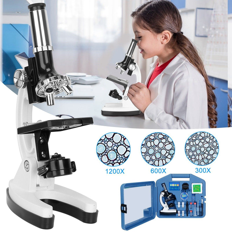 28-Pieces: Kid Microscope Set Experimental Observation Monocular Everything Else - DailySale