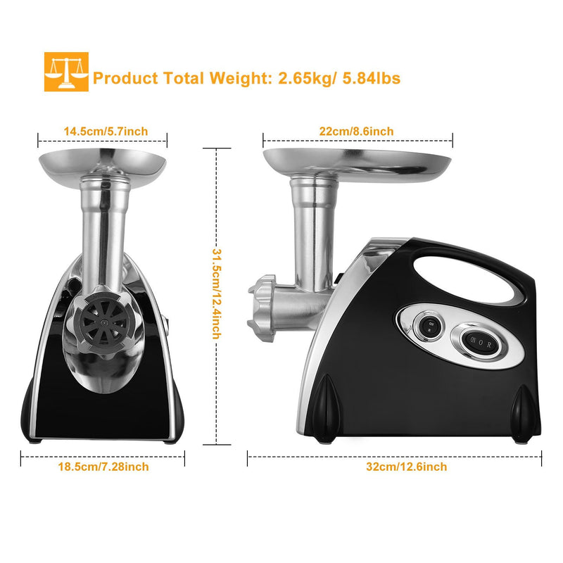 2800W Electric Meat Grinder Set Kitchen & Dining - DailySale