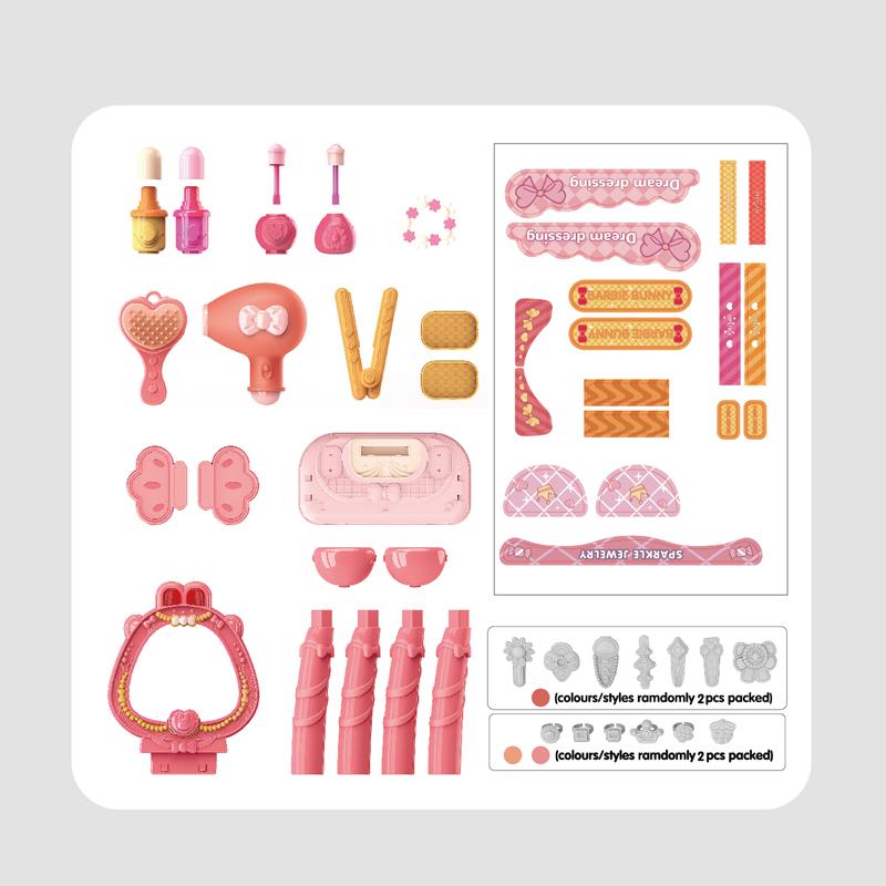 29-Piece: Luxurious Pretend Play Dresser Makeup Set Toys & Games - DailySale