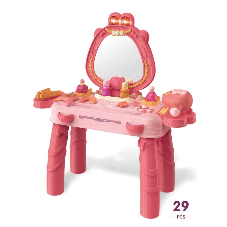 29-Pieces: Dresser Toy, Makeup Dresser Toys & Games - DailySale