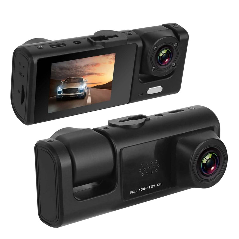3 Channel Car DVR Dash Cam Video Recorder Cameras & Drones - DailySale