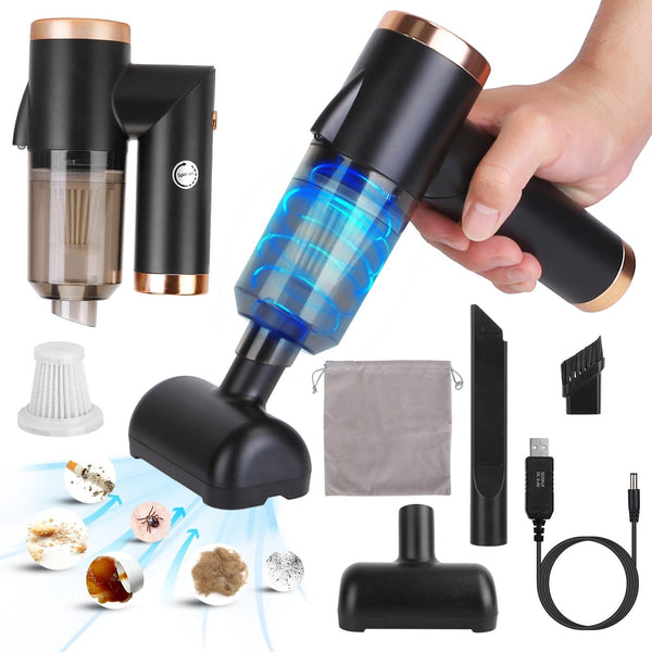 3-in-1 120W Portable Reachable Vacuum with Brush Nozzle Automotive - DailySale