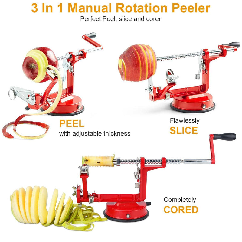 3-in-1 Apple Peeler Manual Rotation Kitchen & Dining - DailySale