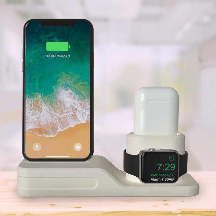 3-in-1 Charging Dock for Apple iPhone, Watch & AirPod Gadgets & Accessories - DailySale