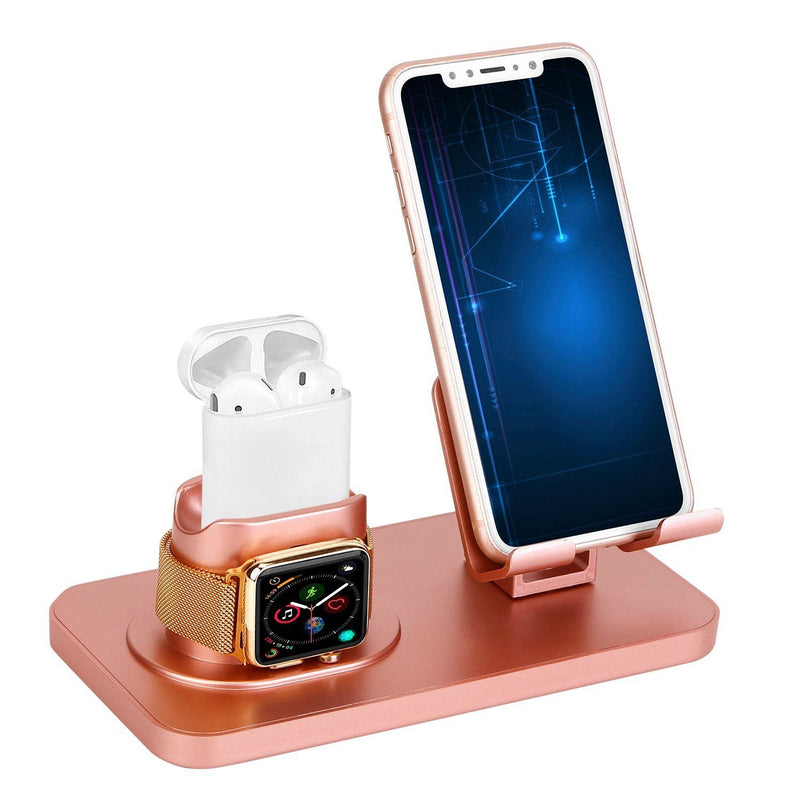 3-in-1 Charging Dock Station Phone Charger Stand Holder
