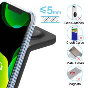 3-in-1 Foldable Fast Wireless Charging Stand Mobile Accessories - DailySale