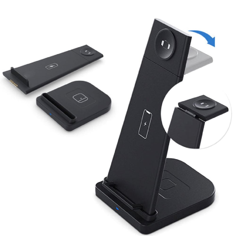 3-in-1 Foldable Fast Wireless Charging Stand Mobile Accessories - DailySale