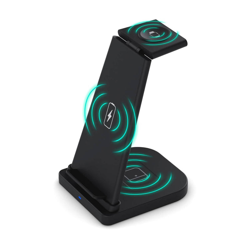 3-in-1 Foldable Fast Wireless Charging Stand Mobile Accessories - DailySale