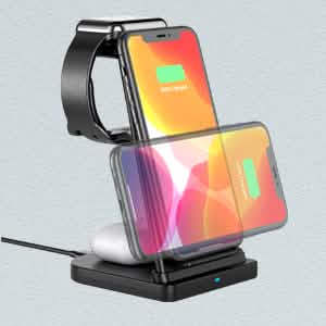 3-in-1 Foldable Fast Wireless Charging Stand Mobile Accessories - DailySale