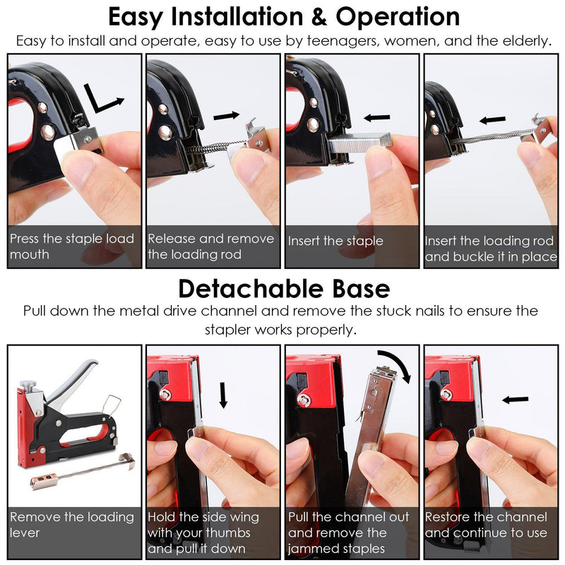 3-in-1 Heavy Duty Manual Nail Stapler Kit Art & Craft Supplies - DailySale