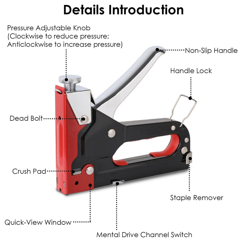 3-in-1 Heavy Duty Manual Nail Stapler Kit Art & Craft Supplies - DailySale