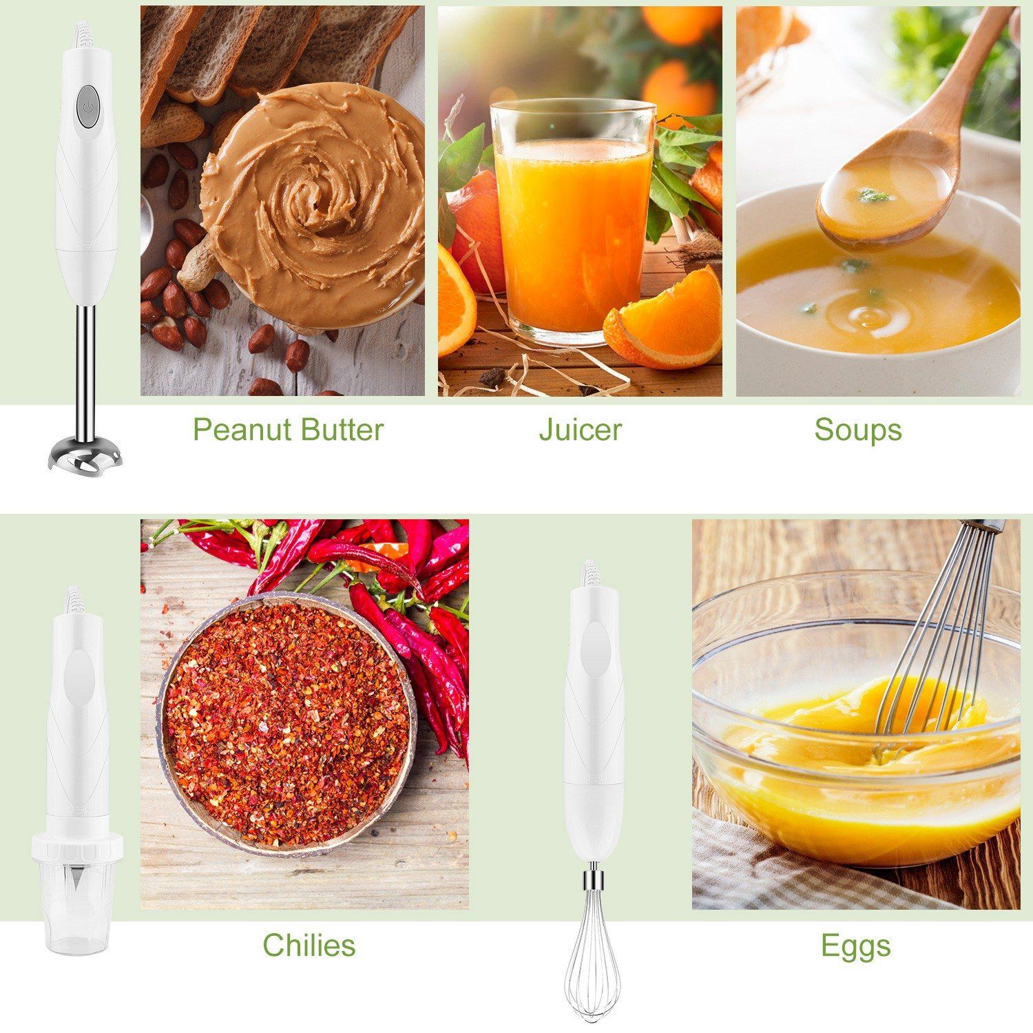 3-in-1 Immersion Hand Blender Multifunctional Stick Kitchen & Dining - DailySale