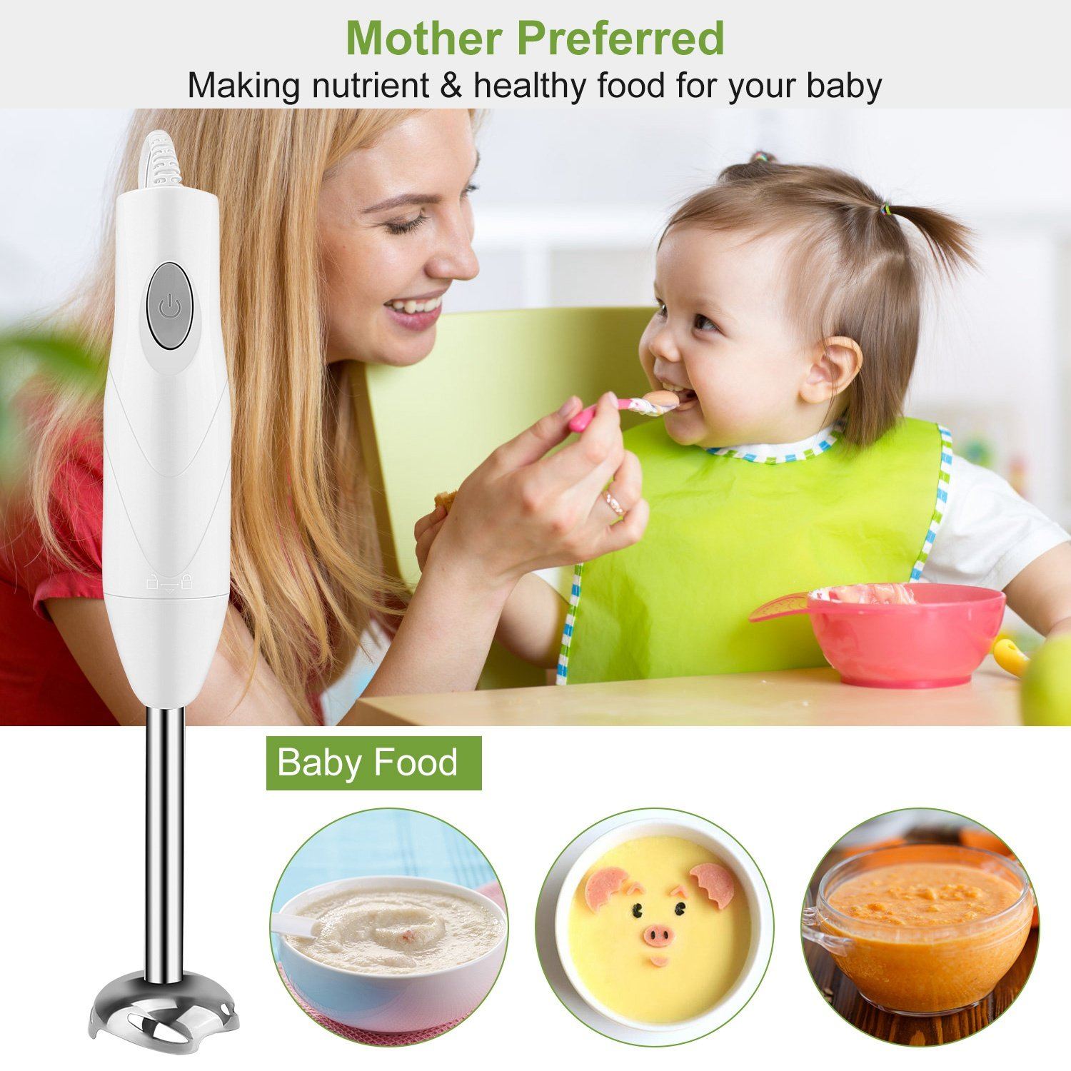 3-in-1 Immersion Hand Blender Multifunctional Stick Kitchen & Dining - DailySale