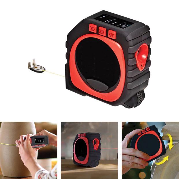 3-in-1 Laser Digital Tape Professional Measuring Tool Home Improvement - DailySale