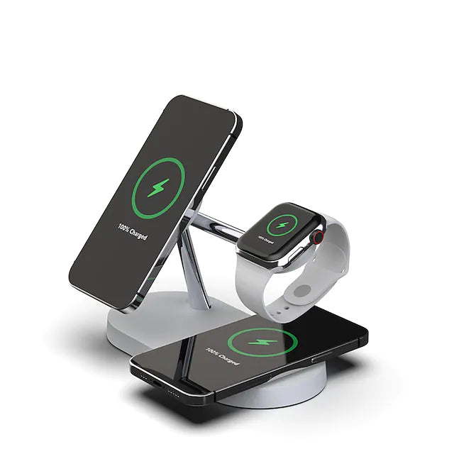 3 in 1 Magnetic Wireless Charger Mobile Accessories - DailySale