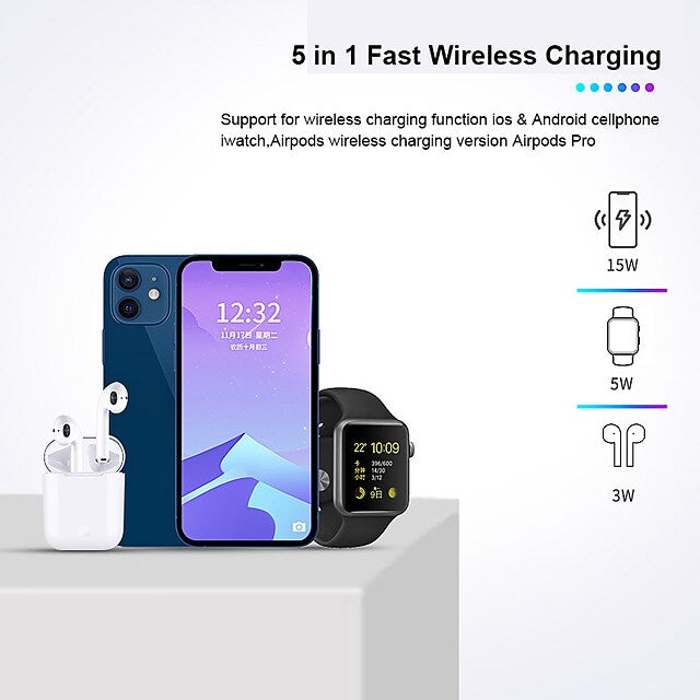 3 in 1 Magnetic Wireless Charger Mobile Accessories - DailySale