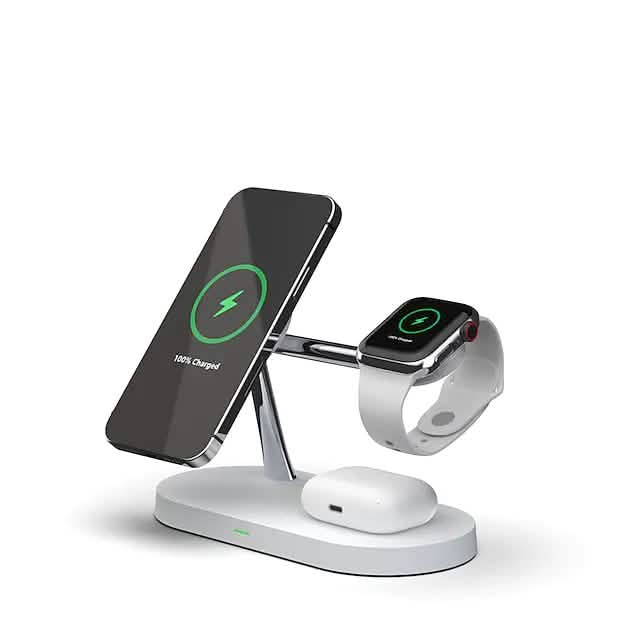 3 in 1 Magnetic Wireless Charger Mobile Accessories - DailySale