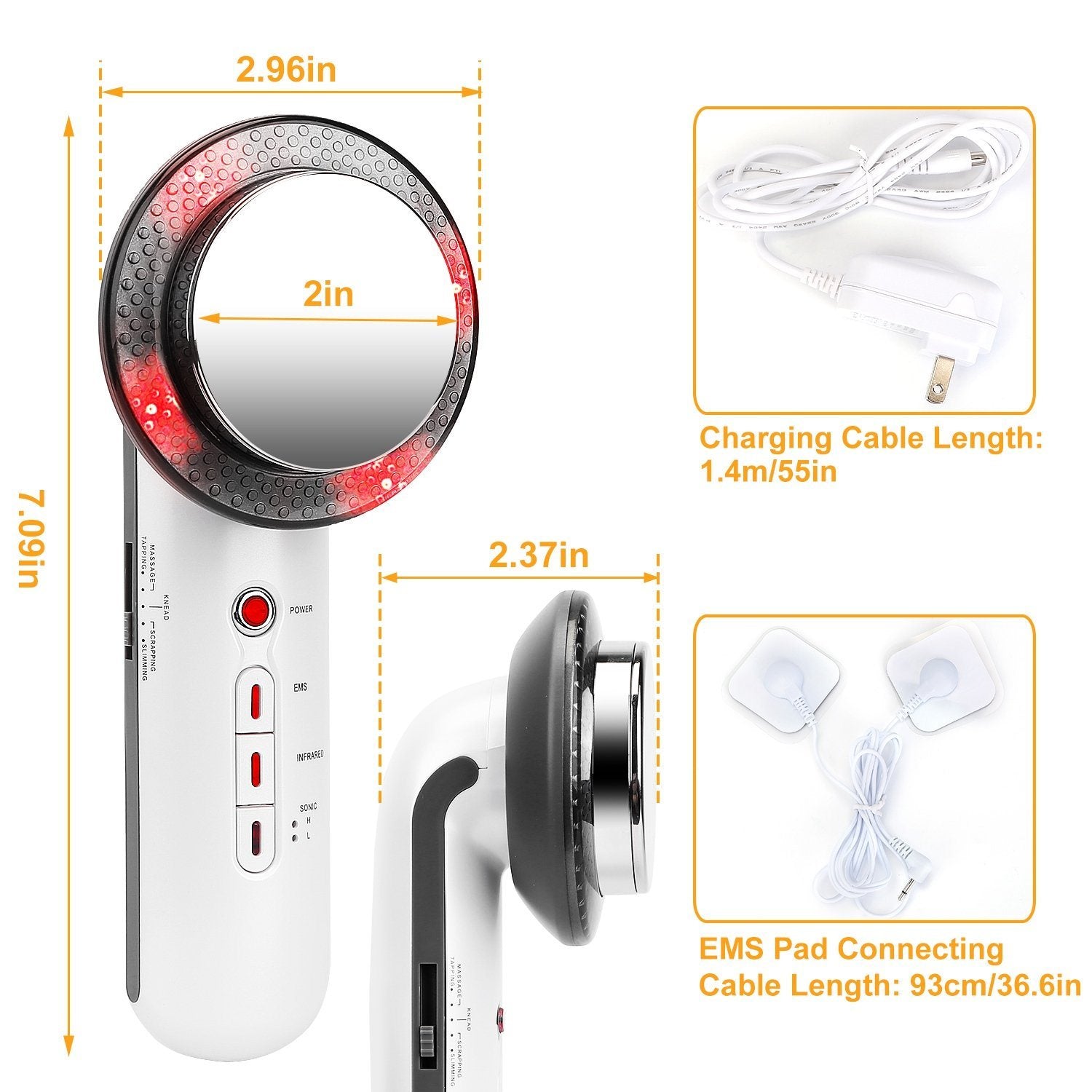 3-in-1 Multifunctional EMS Infrared Massager Fat Remover Beauty & Personal Care - DailySale