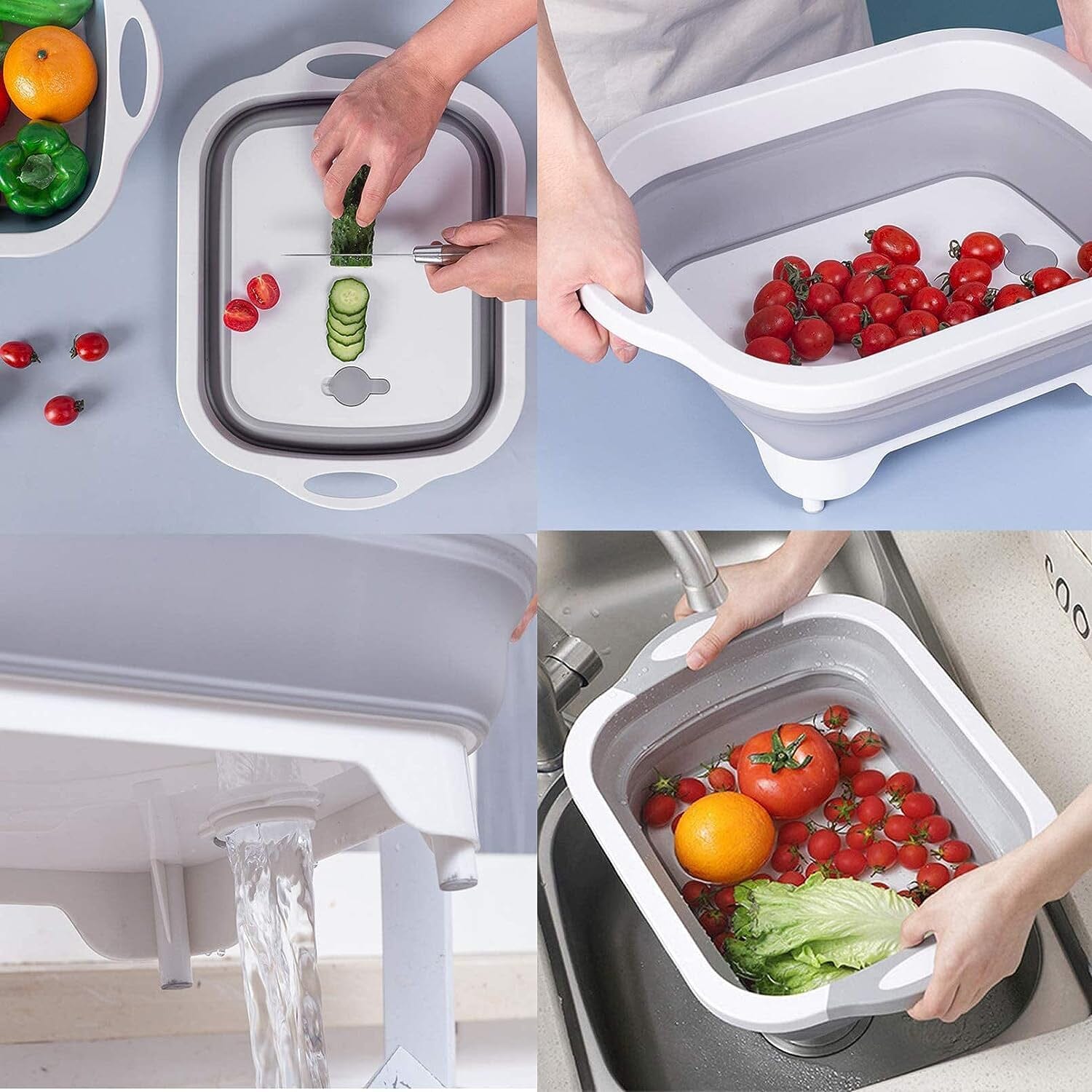 3-in-1 Multifunctional Foldable Cutting Board Kitchen Tools & Gadgets - DailySale