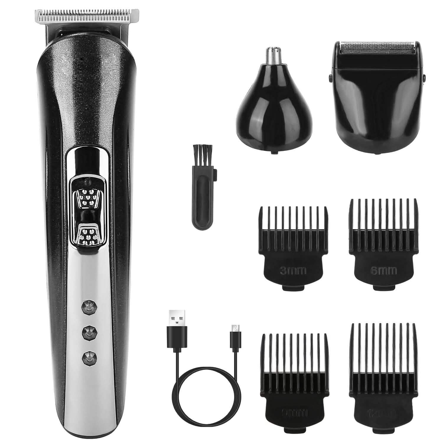 3-in-1 Rechargeable Hair Clipper Cordless Hair Trimmer Shaver Men's Grooming - DailySale