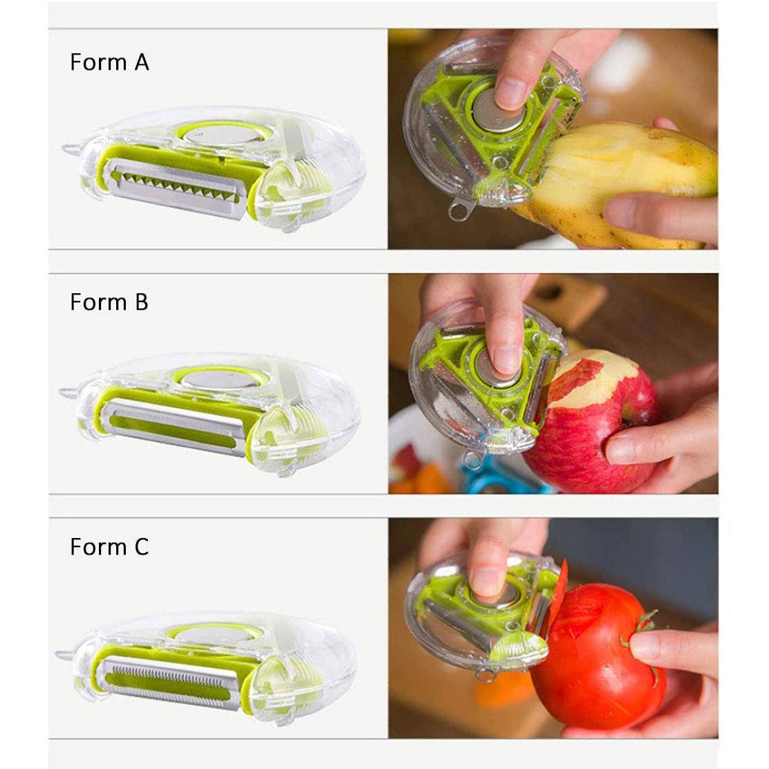 kitchen 3 in 1 peeler rotary