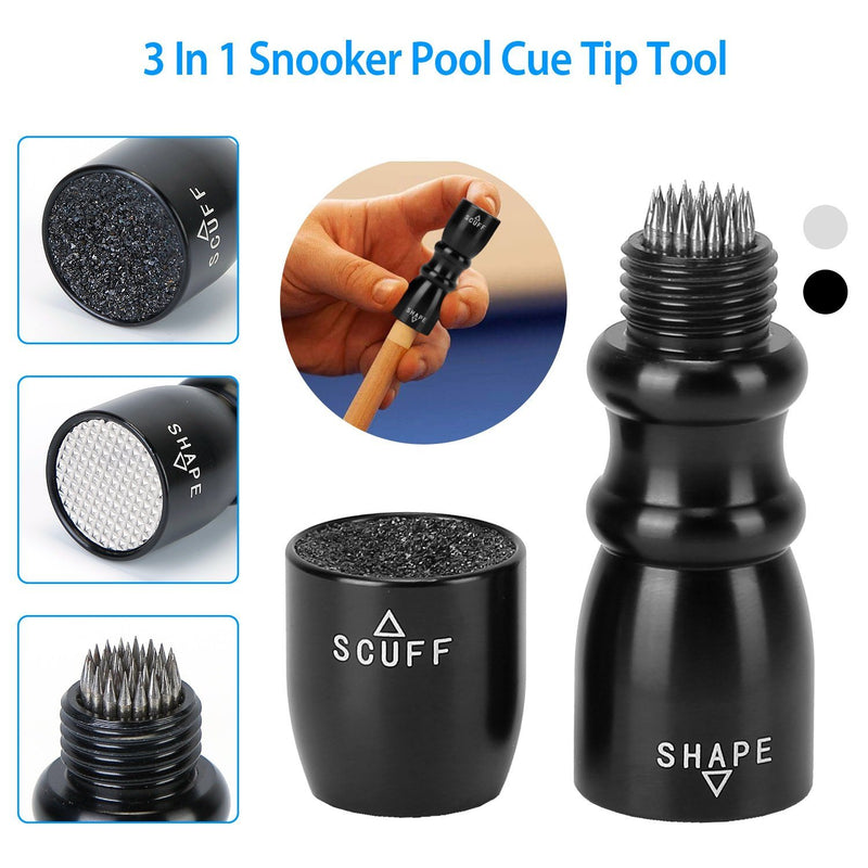 3-in-1 Snooker Pool Cue Tip Tool Sports & Outdoors - DailySale