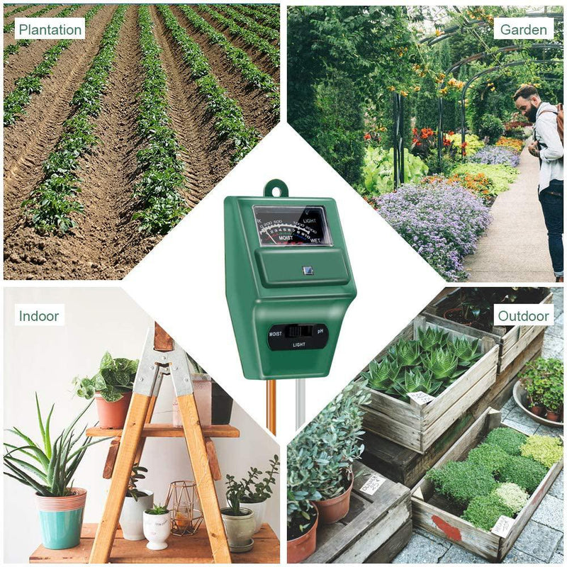 3-in-1 Soil Moisture/Light/pH Tester Garden & Patio - DailySale