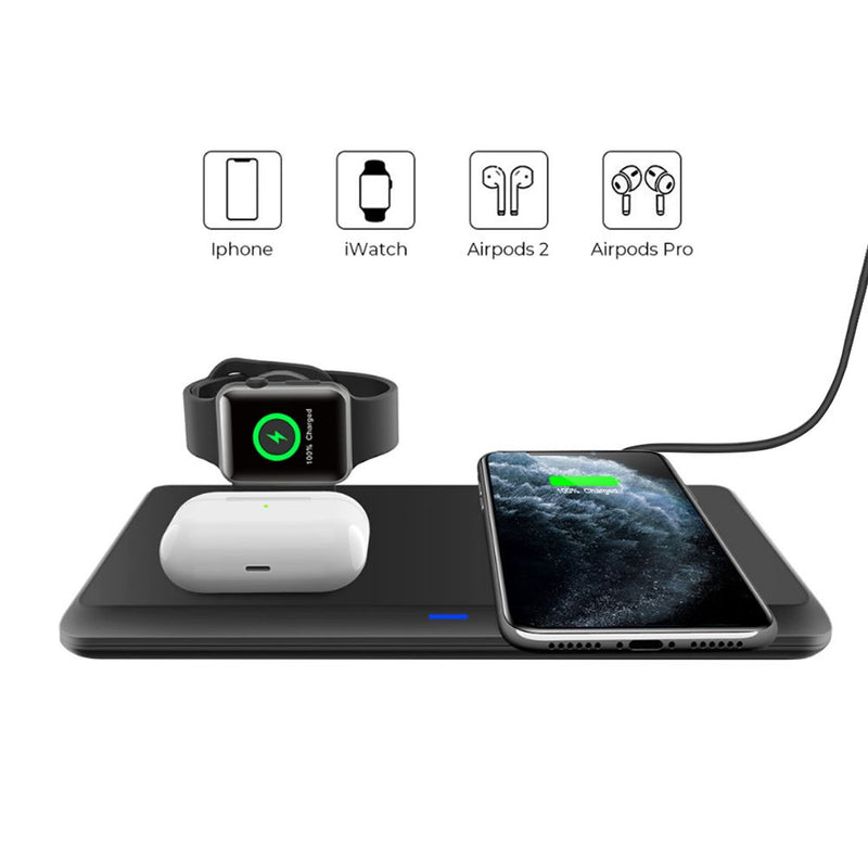 3-in-1 Wireless Charging Pad Mobile Accessories - DailySale