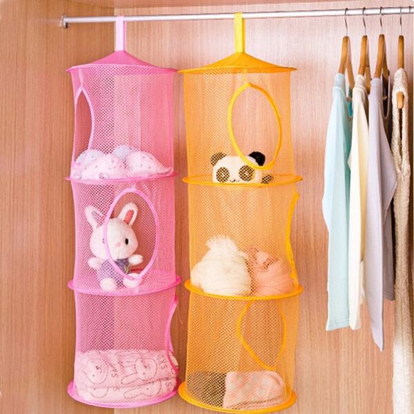 3-Layer Shelf Hanging Storage Net Closet & Storage - DailySale