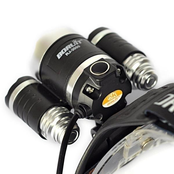 3 LED XM-L T6 Waterproof Headlamp LED Torch Flashlight Outdoor Lighting - DailySale