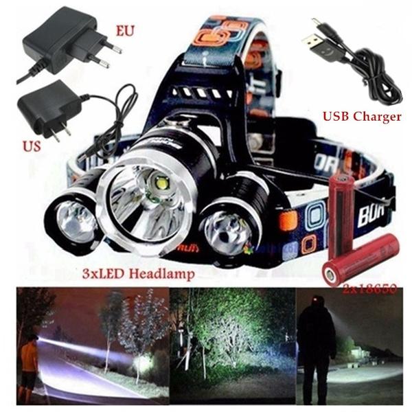 3 LED XM-L T6 Waterproof Headlamp LED Torch Flashlight Outdoor Lighting - DailySale