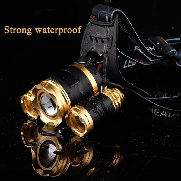 3 LED XM-L T6 Waterproof Headlamp LED Torch Flashlight Outdoor Lighting - DailySale