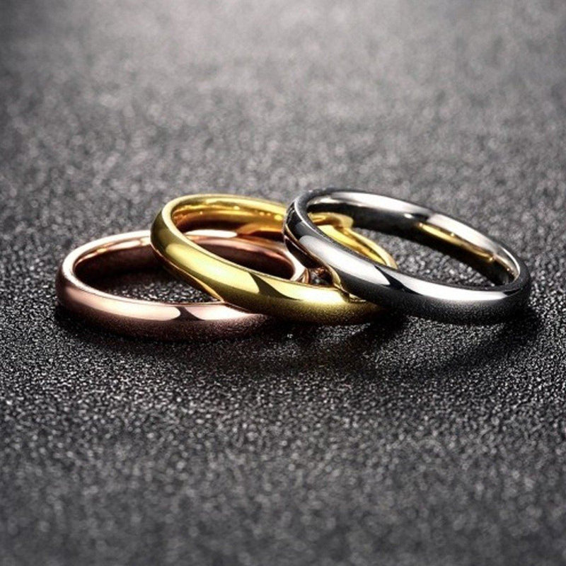 3 Pack: 18K Gold Plated Over Stainless Steel Multi-Band Stackable Ring Jewelry 6 - DailySale