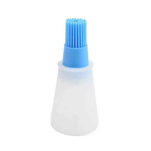 3-Pack: 2.2oz Silicone BBQ Oil Bottle Brush with Flat-Bottom Design Kitchen Tools & Gadgets Blue - DailySale