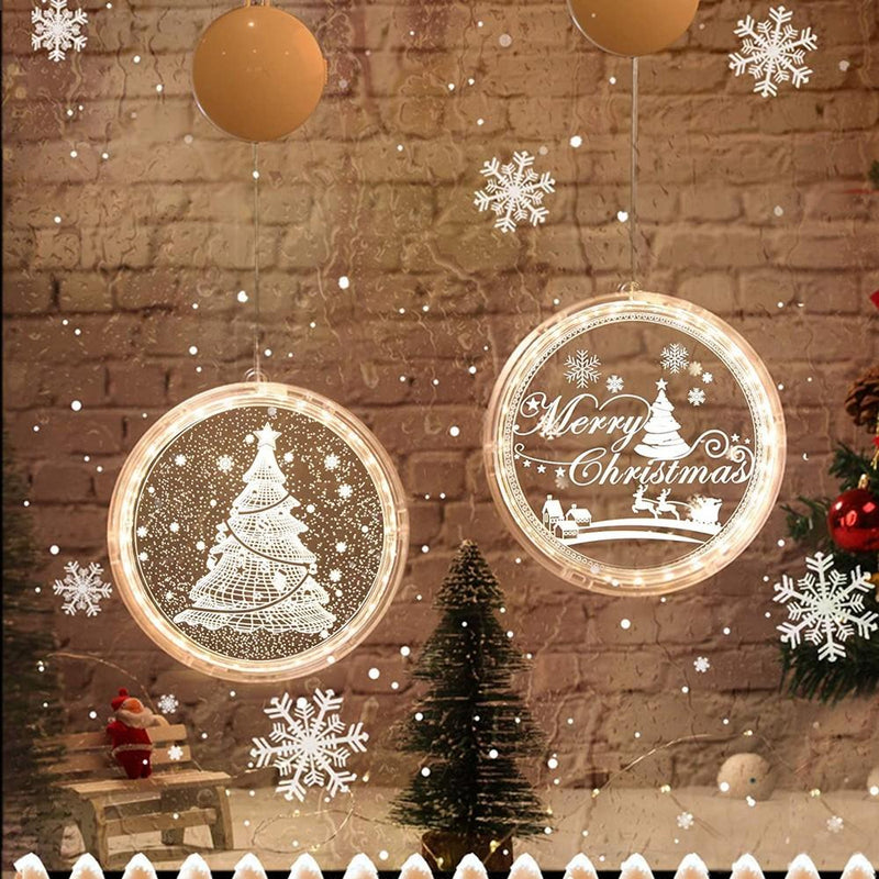 3-Pack: 3D Large Christmas LED Hanging Lights Holiday Decor & Apparel - DailySale