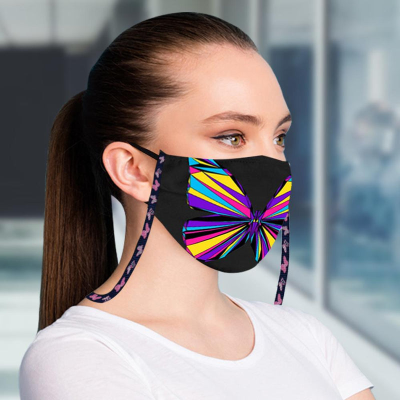 3-Pack: Anti-Lost Easy To Carry Reusable Cotton Face Mask With Lanyard Leash Face Masks & PPE - DailySale