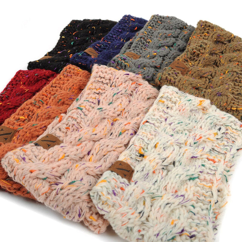 3-Pack: Assorted Colors Women's Knit Winter Headband Ear Warmer Women's Accessories - DailySale