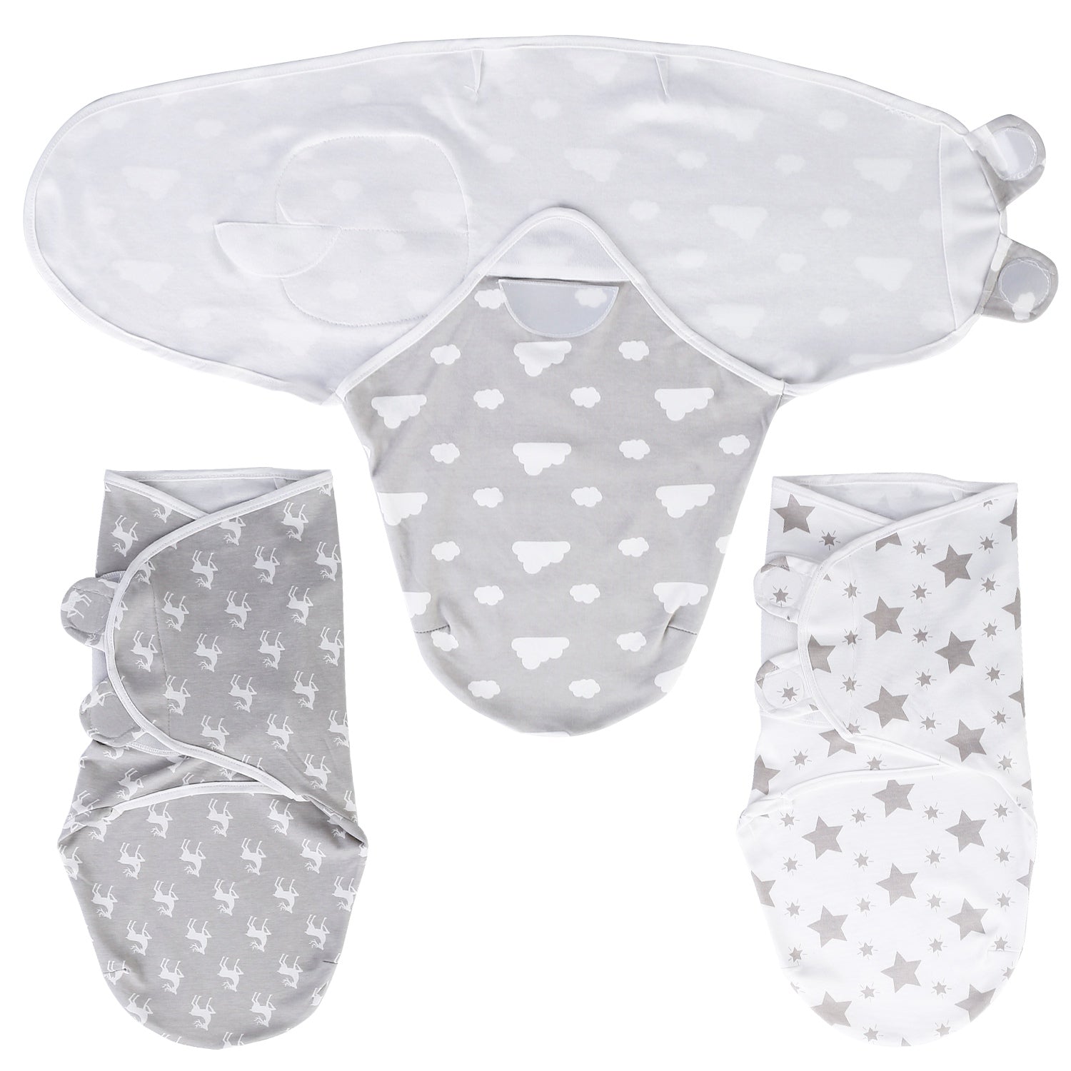 3-Pack: Baby New Born Swaddle Wrap Baby - DailySale